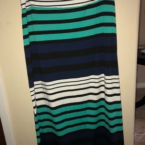 Striped Maxi Skirt